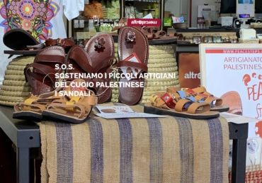 SOS sosteniamo i piccoli artigiani del cuoio palestinese