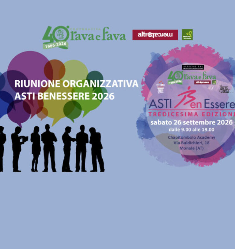Riunione organizzativa Asti Benessere 2026